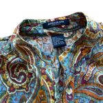 Autograph Vintage neutral 70s-style paisley printed button down 🔥 Photo 1