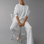 American Eagle  Outfitters Classic White Crew Neck Sweater Photo 3