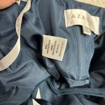 Azazie  Sonya Bridesmaid Dress gown lace bodice maxi size 4 Green Blue wedding Photo 5