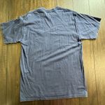 Jerzees VTG  Farm Sunflowers Country Print Navy Blue T Shirt Size Large USA Made Photo 3