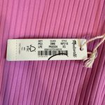 Madewell Ribbed UPF 50 Classic One Piece Swimsuit Comfort Stretch Lilac Pink XS Photo 1