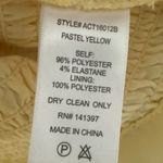 ASTR The Label January Flutter Sleeve Top Pastel Yellow Size XL Photo 8