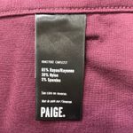 Paige Womens Ponte Trousers Size 30 Deep Red Velvet Slim Pants M807374-5755 Photo 5