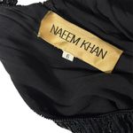 NAEEM KHAN Black Sequin Embellished Beaded Formal Dress XS S Photo 1