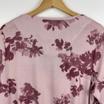 Chico's Womens Floral Side Slit Tunic Top Pink Sz 3 (XL) Feminine Flowy Longline Photo 7