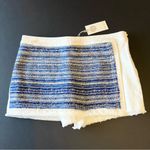Ramy Brook Tweed Skort, size 10 blue and white, NWT Photo 1