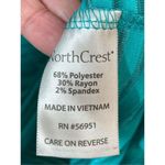 NorthCrest Swim Cover Up Size XXL Green Photo 6