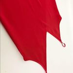 Vintage Satin Chemise Slip Dress in Red | Size S Photo 9