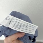 Hollister [] Dusty Blue Smocked Waist Tiered Ruffle High Rise Mini Skort Size XL Photo 10