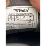 Gola Grandslam Sneakers Gray Suede with Metallic Green Stripes Women’s 7 (EU 38) Photo 1