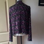 Papell Boutique Black and Pink Sequin Varsity Jacket Size XL Photo 3