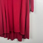 Sundance Women's Long Sleeve Jersey Knit Dress Red Sz L Photo 3