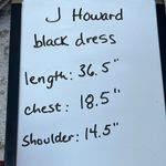 J Howard Black Shift Dress White Embroidered Lace Womens Holiday Party Office 12 Photo 12