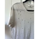 IRO  Clay Distressed Linen Tee Ecru S Photo 2