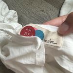 Free People  Beach White Bubbly Puff Sleeve Off The Shoulder Mini Dress S Photo 12