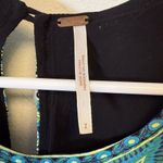 Free People Black And Green Floral Sleeveless Lightweight Dress Women’s Size 2 Photo 7