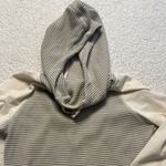 Columbia Striped Gray and Cream Hoodie Photo 3