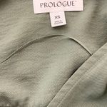 Prologue Balloon Sleeve V-Neck Oversized Mini Tunic Dress Green XS Photo 7