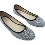 Cato Womens Black & White Tweed Medallion Slides - Sz 9 Photo 0