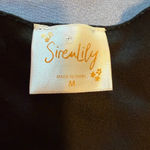 Siren Lily Floral Black Dress with Bell Sleeves Photo 5