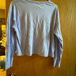 Aerie  cropped light blue long sleeve tee Photo 3