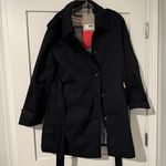 Hunter New with tags Stacy Water Resistant Trench Coat Size Large Navy Photo 2