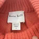 Kate Hill  Vibrant Orange Cardigan Sweater Photo 5