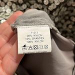 TERI JON Sportswear Silver Sequined Mesh Skirt, Size 12 Photo 10