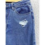 Missguided  Women's Blue Denim Jeans Tall Size 6L Distressed Medium Wash Photo 6