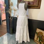 J.Crew Ribbed High-Neck Cutaway Tank Dress With Poplin Skirt - Sz Med ๐งก๐ Photo 8