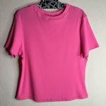 SKIMS  cotton rib t-shirt in pink size 3X Photo 0
