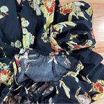 Free People  Jodie Floral Cotton Tunic Mini Dress Night Combo size Small Photo 7