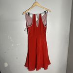 Anthropologie  Girls of Savoy Mitsy Silk Mini Dress Size 4 Ruffle Tank Photo 2