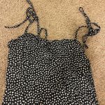 Dress Forum  Navy and White Flower Print Mini Dress with Ties Photo 3