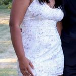 Revolve White Floral Mini Dress Photo 0