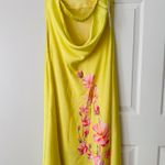Farm Rio Floral Printed Strapless Midi Slip Dress, Size L Photo 9