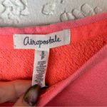 Aeropostale Aeropostal | Lace Zip Back Short Sleeve Sweatshirt Size S Photo 2