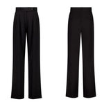 Maj'r The High Waisted Pleated Front Wide Leg Trouser Pants Black Women's Size 6 Photo 4