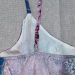 Under Skies  Blue & Pink Mixed Pattern Print Midi Dress - Medium Photo 5