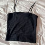 American Eagle Charcoal Grey Bungee Strap Tank Top Size XXS Photo 0