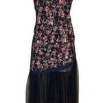 Keyloun Women Vintage Nightgown Sz. Med (runs Small) Floral Teddy w lace hem EUC Photo 0