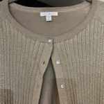Roz & Ali  Cardigan Shimmer Rhinestone Button Ribbed Knit Sweater‎ 2X Photo 2