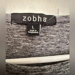 Zobha  cropped grey heathered tank top Photo 2
