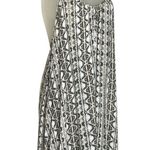 Amuse Society Studded Snake Print Halter Mini Tunic Dress Top Large Cream Gray Photo 5