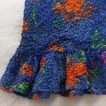 Free People Kenny Stretch Mini Dress in Majolica Blue Floral Photo 12