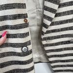 3.1 Phillip Lim  Sz 4 Linen Blend Blazer Nautical Striped Double Breasted Jacket Photo 10