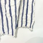 The Jetset Diaries  TJD Nautical Blue White Stripe Linen Pom Pom Dress Large Photo 1