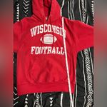 Steve & Barry's WISCONSIN FOOTBALL Vintage  College Hoodie Sweatshirt Unisex Sz XS Photo 5