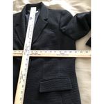 Nine West Women’s 16 Jacket Open Front Long Sleeve Lapel Collar Black Lined Photo 8