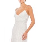Mac Duggal NWT  Sequin‎ Spaghetti
Strap Gown Pearl #10817 Sz 16 $498 Photo 2